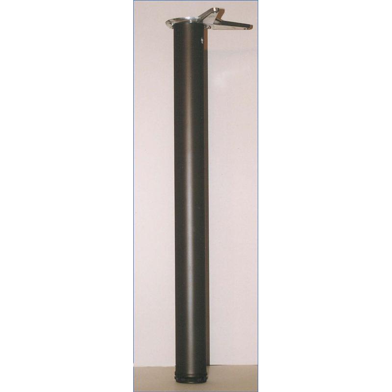 820 mm Höhe Stützfuß Edelstahloptik