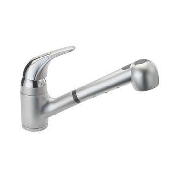 Einhebelmischer chrom matt ausziehbare Brause schwenkbar Armatur